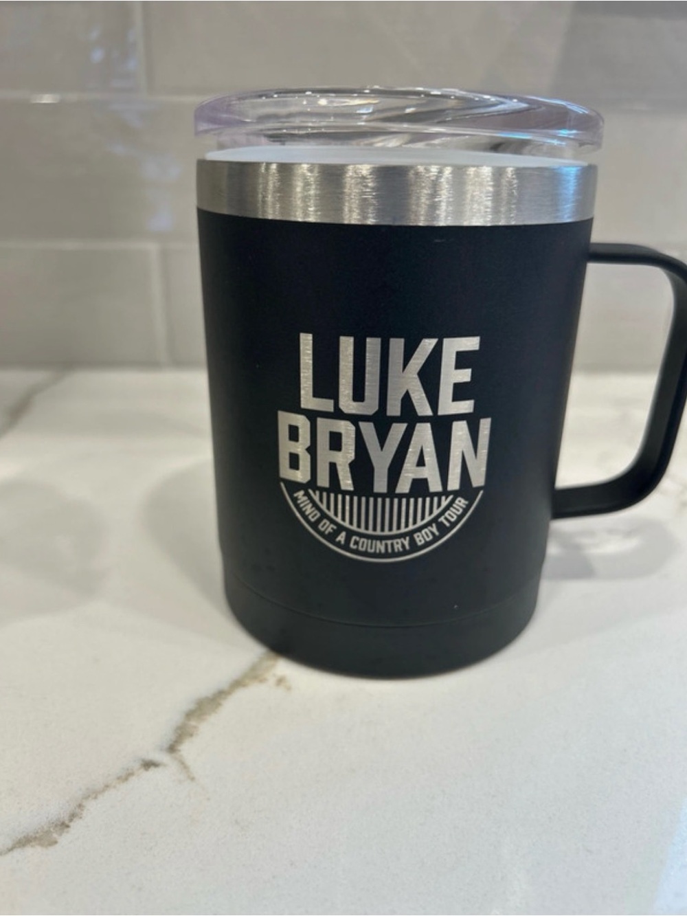 New Luke Bryan insulated “ Country Boy Touy” mug.